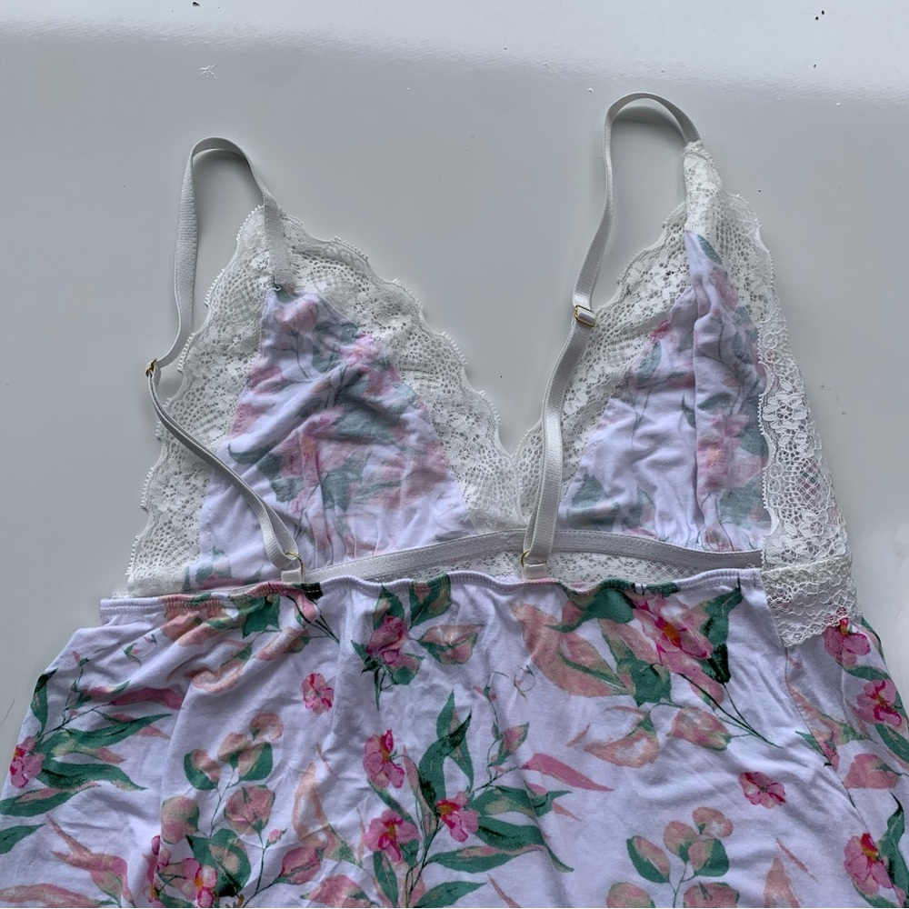 DAISY FUENTES INTIMATES Womens Lace Trim Chemise Size S Stretch Fabric - Picture 5 of 9